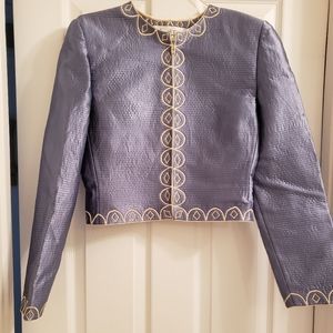 Mary McFadden Couture jacket & skirt